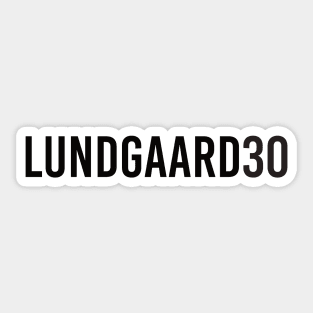 Christian Lundgaard 30 Sticker